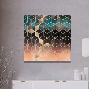 iCanvas  | Elisabeth Fredriksson Ombre Dream Cubes Canvas Wall Art Print